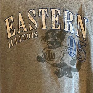 Gray Eastern Illinois University Short sleeve Tee